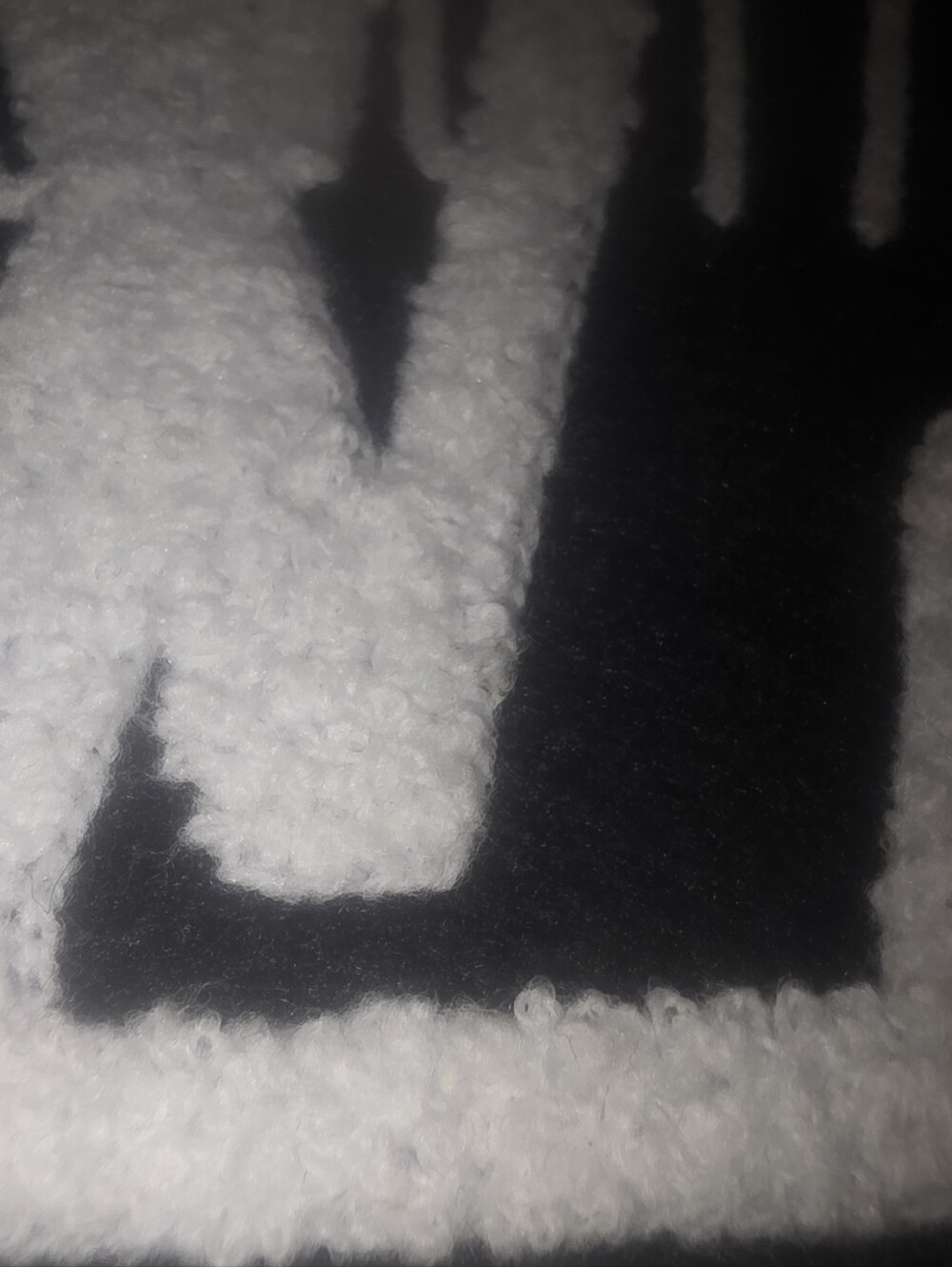 Large Luxury Fashion Chenille 3D Iron on Patch 6" - Picture 3 of 3